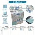 thumbnail image 6 of Coral Crab Coastal Table Runner 72 Inches, Blue Summer Nautical Starfish Bed Runner Dresser Scarves Tabletop for Indoor Outdoor Parties/Ceremony/Banquet, 14" x 72", 6 of 9