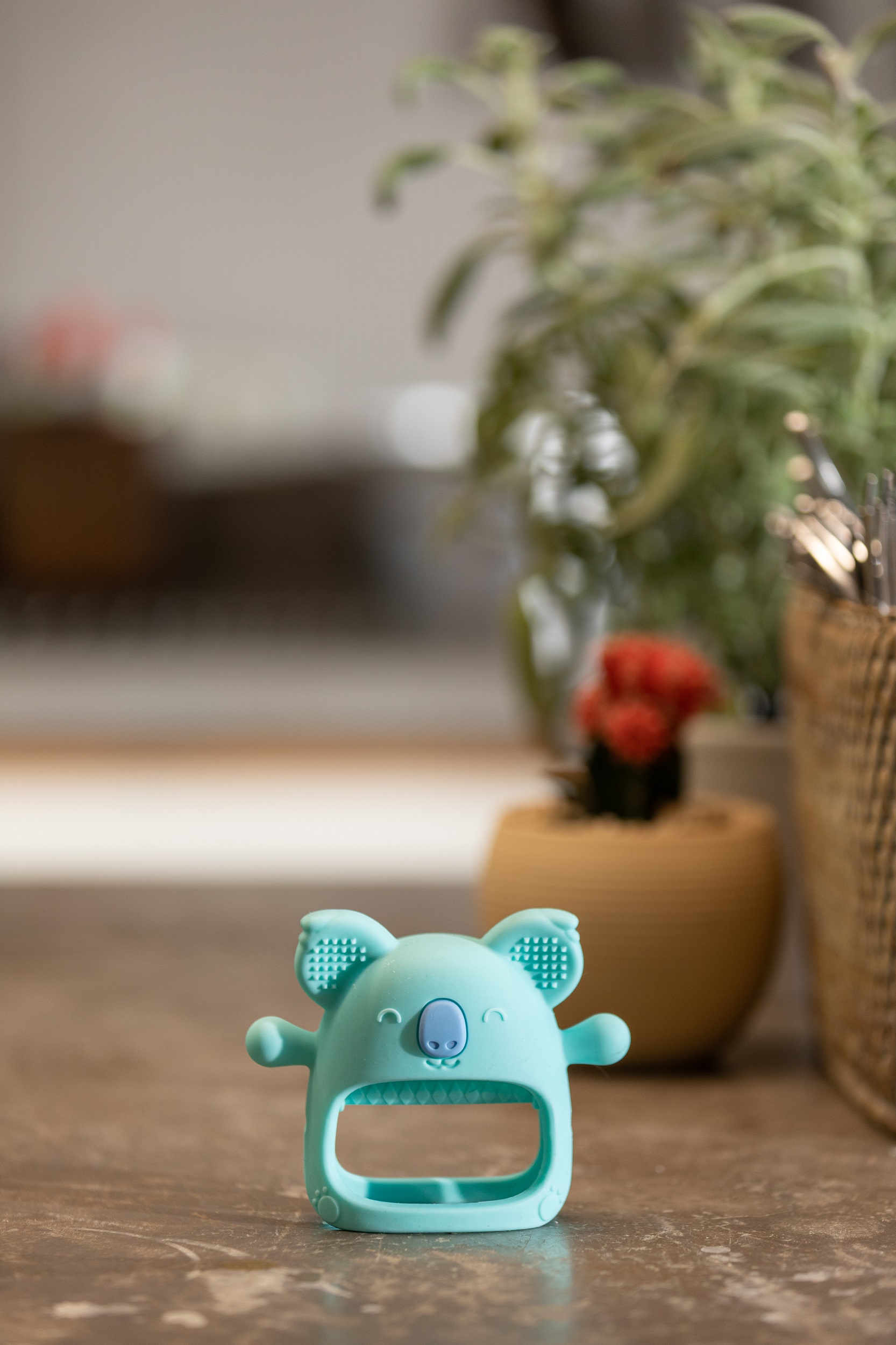 Nuby Silicone Teething Mitten Blue Koala photo 6