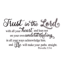 CCOCC Wall Decals,30*60cm Bible Verse Wall Art Wall Stickers,Encouraging Quote Faith-Inspired Decor Family Wall Decor