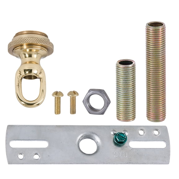 B&P Lamp® Screw Collar Canopy Set (Cast Brass)