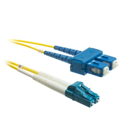 ACL 82 Feet (25 Meter) LC to SC, Fiber Optic Cable, Singlemode, Duplex, 9/125, 1 Pack