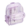 thumbnail image 5 of MKF Collection Cleo Transparent Backpack for Women, Crystal-clear PVC bag, top handle Bookbag by Mia K, 5 of 6