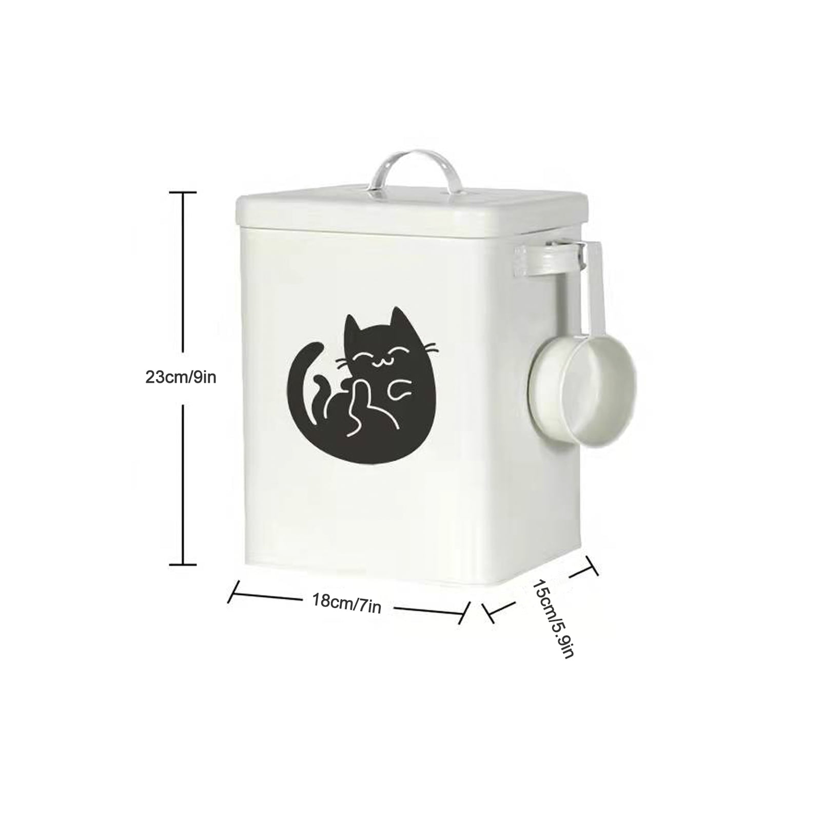 Cat Food Holder, Pet Treat Canister, Dog Food Storage Container with Scoop,  Navry - China Dog Food Bin and Dog Food Container price