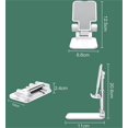 thumbnail image 4 of Foldable Phone Holder, Adjustable Cell Phone Stand, Mobile Phone Stand, Compatible for iPad, Tablet, (White), 4 of 5