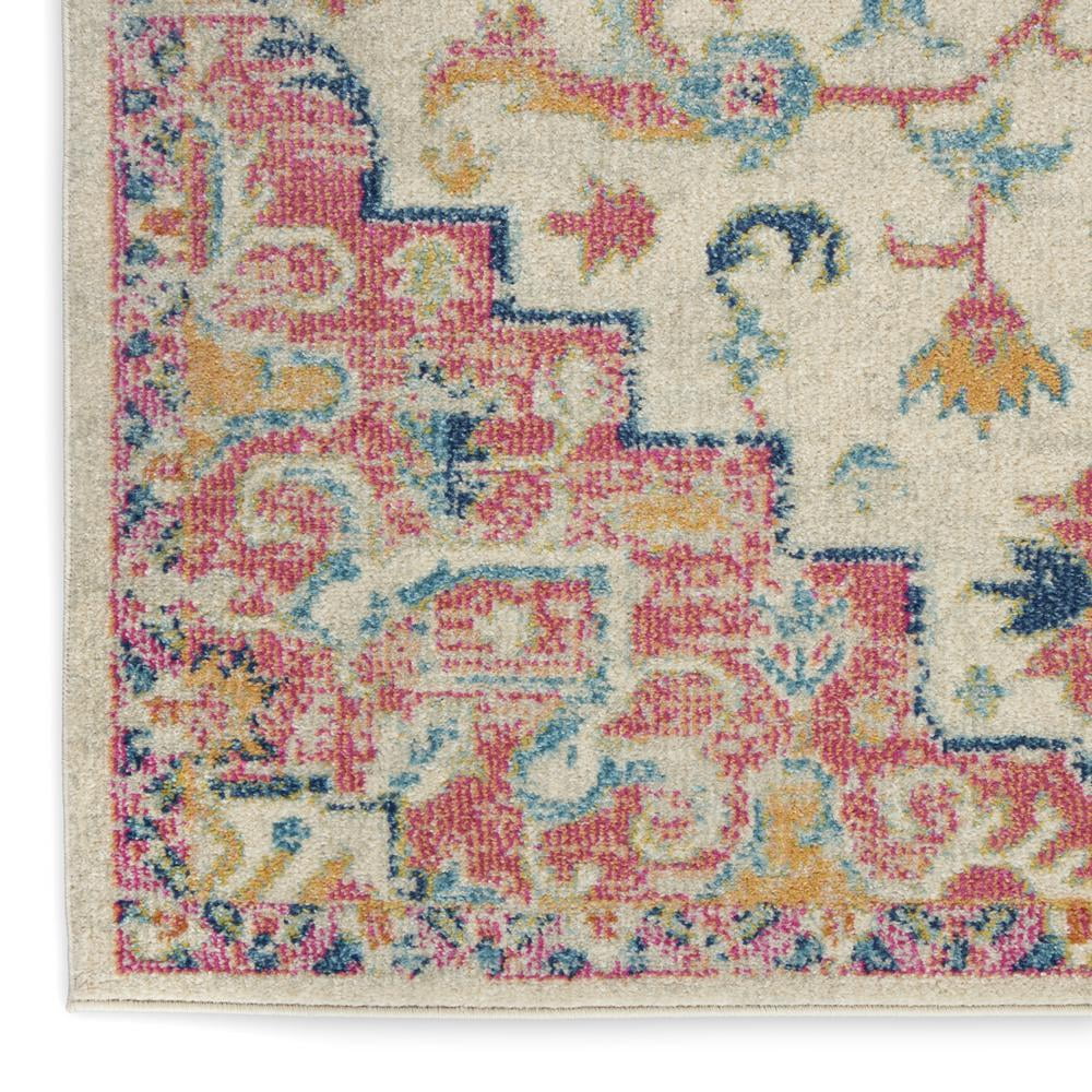 Nourison Passion Bohemian Ivory/Pink 8' x 10' Area Rug, (8x10)