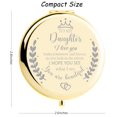 thumbnail image 2 of Espejo de maquillaje Compact Mirror Soulpetals Daughter grabado, 2 of 4