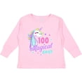 thumbnail image 3 of Inktastic 100 Magical Days with Unicorn and Stars Girls Long Sleeve Toddler T-Shirt, 3 of 5