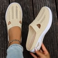 thumbnail image 5 of Breathable Slip On Backless Sneakers for Elderly Women, Summer Mesh Mules Women Closed Toe Clogs Comfortable Non-Slip Orthopedic Walking Flats, Lightweight Open Back Tennis Shoes, 5 of 7