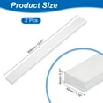 thumbnail image 2 of Uxcell Square 6063 Aluminum Flat Bar, 2Pack 1/4" Thickness 1-3/16" Width 12" Length, 2 of 7