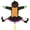 #1A-Witch, variant on BZPIZ Halloween Crashing Witch into Tree, Flying Witch for Tree Outdoor Halloween Decorations for Tree, Yard, Patio, Porch Outdoor Decor