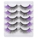 thumbnail image 1 of 5 pares de pestañas postizas naturales, extensiones de pestañas de maquillaje con caja., 1 of 7