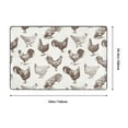 thumbnail image 2 of Shaggy Area Rug, Chickens Rugs for Living Room Bedroom Non Slip Door Mat Indoor Carpet Machine Washable Nursery Home Decor Floor Mats for Entryway 60x39in, 2 of 5