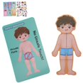 thumbnail image 4 of Tarjeta de Conocimiento del Cuerpo, ni?os, Madera, Cuerpo Humano, Estructura de órganos, cognición, Rompecabezas, Juguete, Juguetes educativos tempranos, Regalo para ni?os y ni?as(#1) Unbranded 2013200077211, 4 of 8