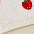 thumbnail image 6 of Okbabeha Toddler Girls Sweater Strawberry Embroidered Long Sleeve Pullovers Fall Winter Kids Clothes Baby Jumpers Tops, 6 of 7