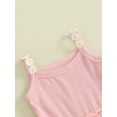 thumbnail image 5 of Bagilaanoe Toddler Baby Girl Summer Dress Daisy Print Ruffle Sleeveless A-line Princess Dresses 6M 9M 12M 18M 24M 3T 4T Kid Patchwork Tulle Skirt, 5 of 8
