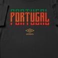 thumbnail image 2 of Umbro Men's Portugal Stacked Soccer T Shirt (Black, S-XXXL), 2 of 4