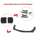 thumbnail image 4 of Difusor De Labio De Parachoques Delantero Universal Para Coche, Accesorios De Estilo De Coche, Pala Protectora De Alerón, 4 Uds. Kearding VI011874-01, 4 of 6