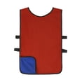 thumbnail image 2 of TOPTIE Reversible Soccer Pinnies, Football Practice Jersey Soccer Vest for Adult and Youth-Royal blue/Red-L, 2 of 3