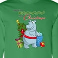 thumbnail image 4 of Inktastic I Want a Hippopotamus for Christmas Long Sleeve T-Shirt, 4 of 5