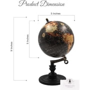 Hosley 10-Inch Decorative Globe on Wooden Stand