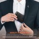 thumbnail image 5 of Billetera RUNBOX, delgada, de piel, para billetes, con bloqueo RFID, para hombre, 5 of 7