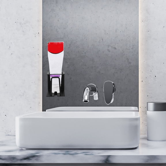 SEWCHICS Multifunctional Stainless Steel Toothbrush Holder Wall Mounted Bathroom Organizer