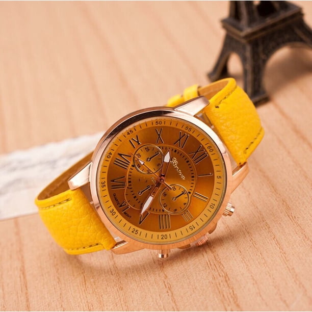Reloj deportivo de cuarzo para mujer con esfera multipunto, cristal con luz azul y correa de pulsera.