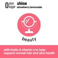 thumbnail image 2 of vitaminwater zero sugar shine, electrolyte enhanced water w/ vitamins, strawberry lemonade drinks, 20 fl oz, 12 Pack, 2 of 9