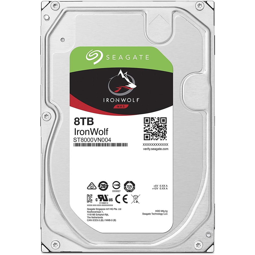 内蔵型ハードディスクドライブ Seagate IronWolf 8TB ST8000VN004 3.5 Seagate IronWolf 8TB NAS Internal Hard Drive HDD – 3.5 Inch SATA