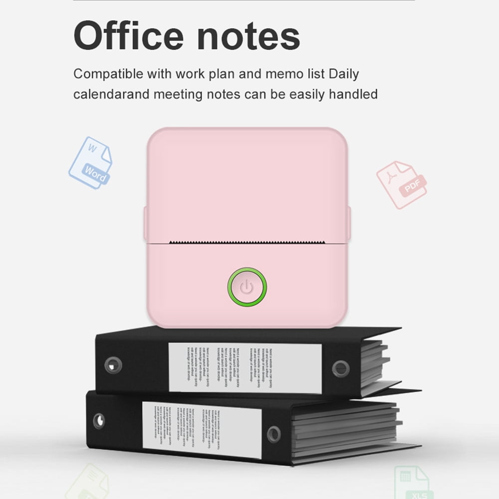 Wireless BT Connection Label Printer, Portable Thermal Printer Machine for Picture Label DIY