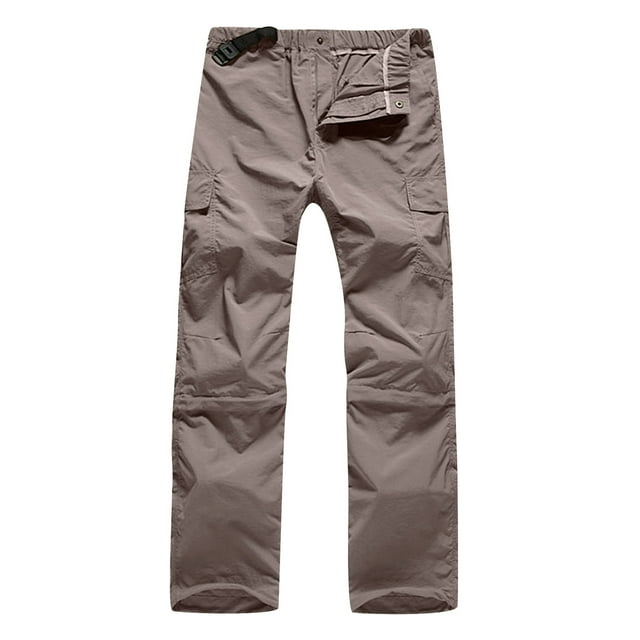 fartey Men's Cargo Hiking Pants Quick Dry Lightweight Breathable Straight Leg Work Pants for Men with Multi Pockets