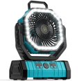 thumbnail image 1 of Ventilador de camping VOSFEEL con batería recargable de 20000 mAh y LED, 1 of 7