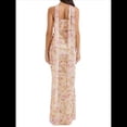 thumbnail image 3 of Vestido Tubo con Hombros Descubiertos para Mujer, Estilo Corsé, Plisado, Ajustado, para Invitada de Boda Formal, Conjunto de Dos Piezas. Impresión S, 3 of 9