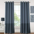 thumbnail image 2 of Elrene  Madeline Juvenile Room Darkening Grommet Curtain Panel Grey 52" W X 95" L 95 Inches, 2 of 5