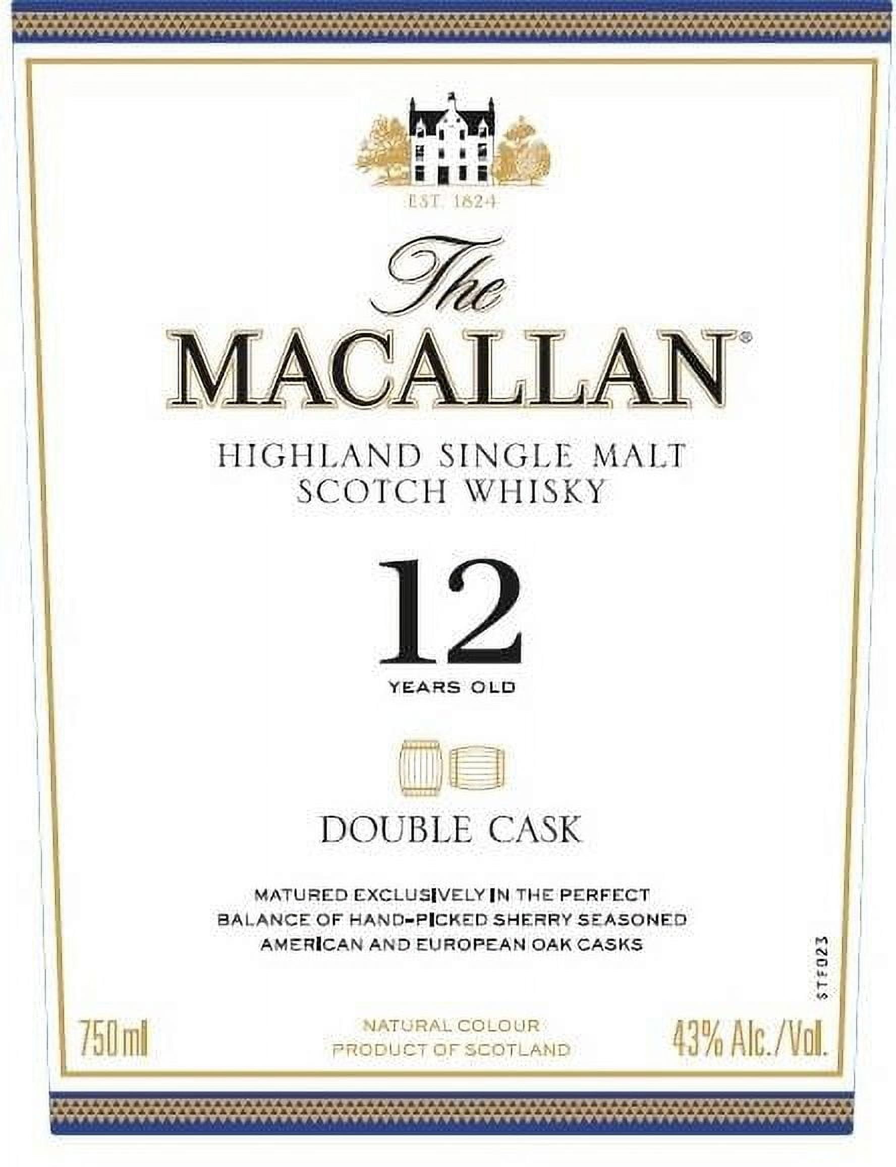 the Macallan Double Cask 12 Year Old