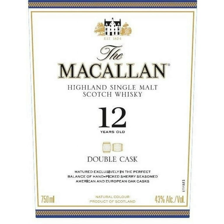 the Macallan Double Cask 12 Year Old - Walmart.com