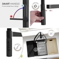 thumbnail image 4 of Stylish Single Handle 20 ⅞" Ht Matte Black Pull Out Three Modes Kitchen Faucet K-140N, 4 of 9