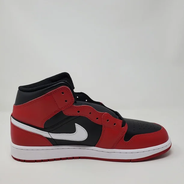 Nike Air Jordan 1 Mid Shoes Black Gym Red White DQ8426-061  display picture 1