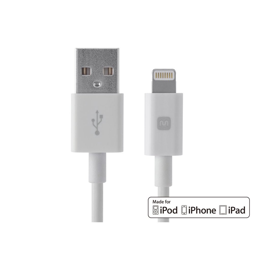 Select Series Apple MFi Certified Lightning? to USB Charge & Sync Cable, 6ft White