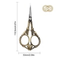 thumbnail image 2 of HLONK 2Inch Stainless Steel Scissors Silver Sewing Embroidery Scissors Small Precision Detail Scissors Vintage Shears Sharp Cutter for Fabric Paper Cutting Craft Art Work DIY Tool DIY, 2 of 6