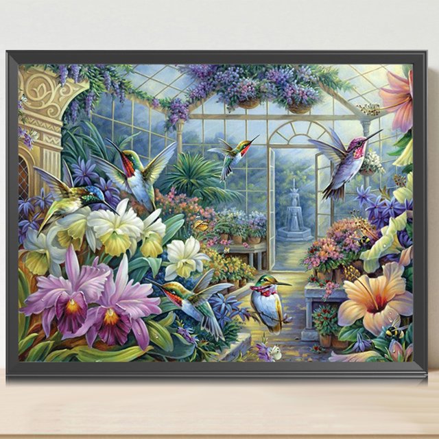 Diamond Painting 5D DIY Full Round Drill Flores Decoración del hogar (V4827) Hugtrwg Para estrenar