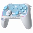 thumbnail image 1 of EasySMX S10 Gaming Controller for Switch 2: TMR Sticks, HD Rumble, Swappable D-pad-White, 1 of 13