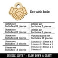 thumbnail image 2 of Shaking Hands Agreement Icon Wood Mini Charms Shapes DIY Craft Jewelry - With Hole - 20mm (15pcs), 2 of 7