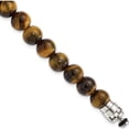 thumbnail image 1 of Sterling Silver Reflections 8Mm Tigers Eye Beaded 8.5In Bracelet/Bead Not Included, Sold Seperately (Width 8) (Length 8.5) - Jbsp, 1 of 1