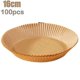 thumbnail image 2 of Air Fryer Paper Liner 16/20cm Non-stick Mat Pulp Steamer Round Paper Liner Kitchen Supply, 2 of 5