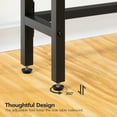 thumbnail image 6 of HOOBRO 47.2" Skinny Console Table with Power Outlets, 5.9" Behind Couch Table with Charging Station, Narrow Sofa Table, Long and Thin Table for Entryway, Living Room, Black BB15XG01G1, 6 of 12