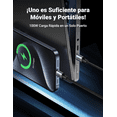 thumbnail image 2 of Cargador Ugreen 3 Puertos USB C 1 USB A 100W y Cable USB C a C 100W, 2 of 7