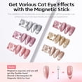 thumbnail image 2 of Set de esmaltes de uñas Modelones Cat Eye Gel, 6 colores, 7 ml, con imán, 2 of 8