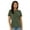 Military-Green, variant on Ladies' Relaxed Jersey Short-Sleeve T-Shirt - SOLID ATHLTC GRY - 2XL