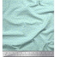 thumbnail image 1 of Soimoi Cotton Cambric Fabric Raindrop Shirting Printed Craft Fabric by The Yard 42 Inch Wide, 1 of 1